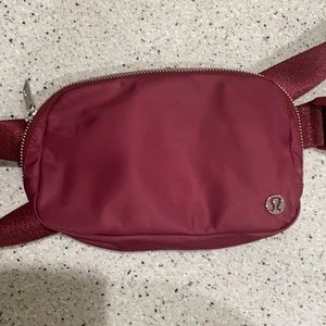 Burgundy Lululemon Fanny Pack